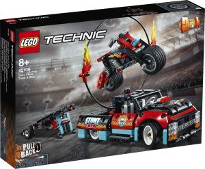 Lego Technic Truck en Motor Stuntteam 42106