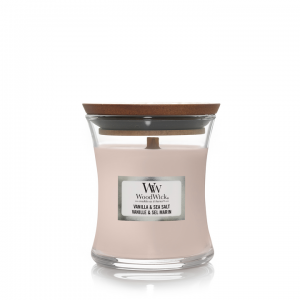 WoodWick Mini-Candle Vanille en Zeezout