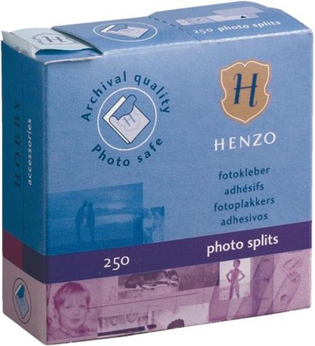 aantrekken verzekering Bestaan Henzo Fotoplakkers Transparant 250 stuks - Klein Warenhuis 't Kloske Klein  Warenhuis 't Kloske
